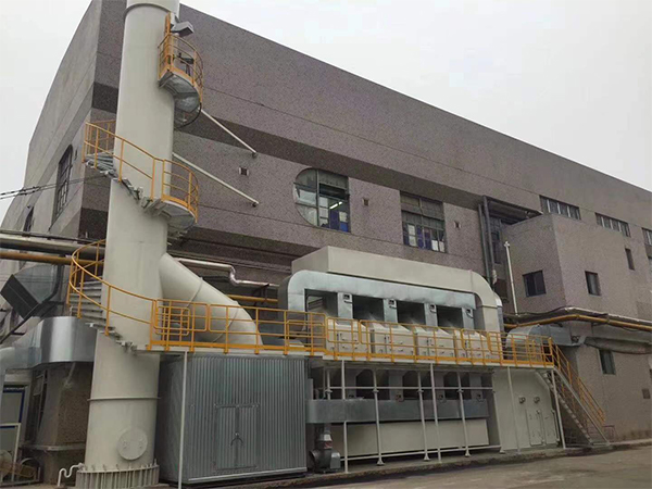 遼寧船廠噴漆車間催化燃燒設備